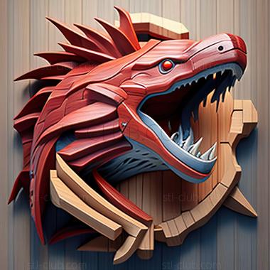 3D модель Получение Groudon Groudon VS Kyogre (STL)